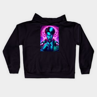 Levi ackerman neon Kids Hoodie